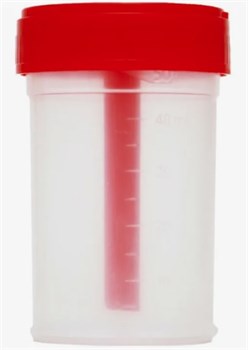 Контейнер для сбора биоматериалов стерильн. 60 мл (со шпателем) 54963