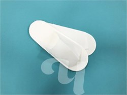 Стельки с верхом с открытым мысом пенополиэтилен Белый 25пар/уп  Чистовье 00-224