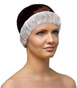 Фиксатор для волос с двумя резинками Спанлейс 10шт/уп Чистовье 00-982