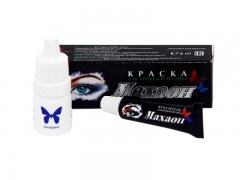 Краска д/бровей и ресниц шатен  МАХАОН  6мл. 600-668