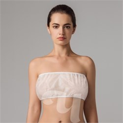 Топик с закрытой спиной спанбонд белый 10 шт/упак. 00-190