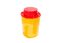 Контейнер 0,5л однораз. для сбора острого инструментария класса Б  604-094