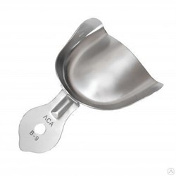 Ложка для снятия слепков металл. для беззуб.челюсти №9в 159-2605 - фото 6823