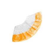 Бахилы двойные экстра бело-оранжевые 50пар/уп. 159-2045