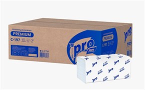 Полотенце бумажное Vсложения  PROtissue 200лист, 20 шт/ уп 159-004