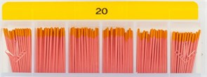 Штифты гуттаперчевые №20 (120шт) Медента 31012