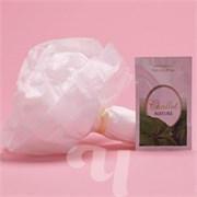 Мочалка одноразовая в индивидуальной упаковке+гель для душа Чистовье 00-329