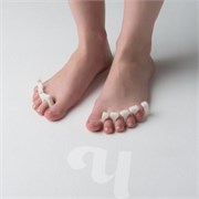 Разделители для пальцев 8мм белый 20 пар/уп Чистовье 02-852