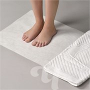 Коврик махровый белый 50*70см 1шт/уп 600-700