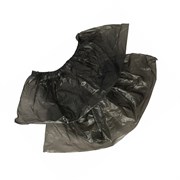 Бахилы двойные экстра черные 15мкм  50пар/уп.  159-20418