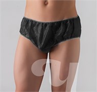 Трусы мужские(плавки) Спанбонд Черный 10шт/уп р.48-52 604-697