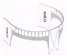 Линейка  для бровей(с вырезом для носа)  СС Brow 