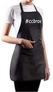 Фартук СС Brow длина 60см черный нейлон 159-78