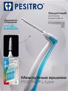 Ершик межзубный PESITRO 0.6 мм (синий)  610-304