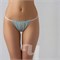 Трусы бикини женские голубой Спанбонд 25шт/уп р.44-48 Чистовье 01-602